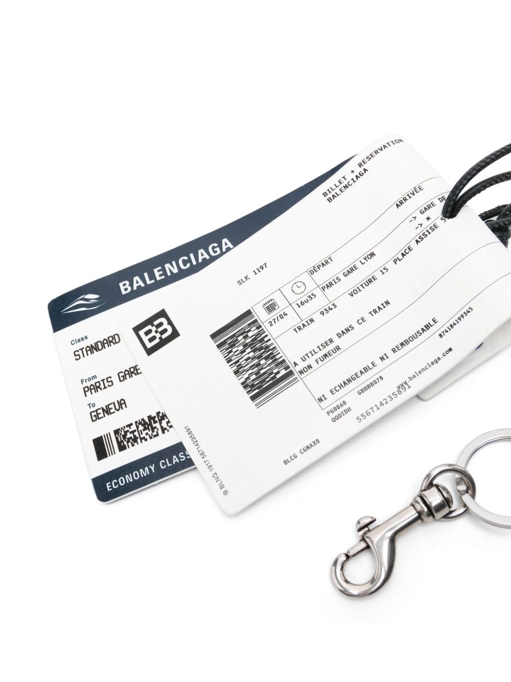 Train Ticket keychain - 2