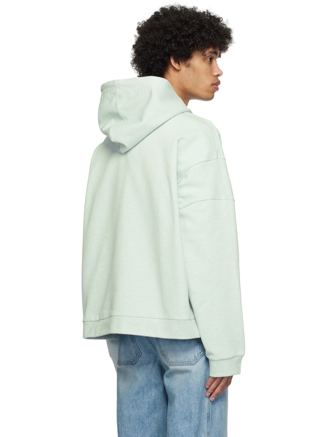 Green Drawstring Hoodie - 3