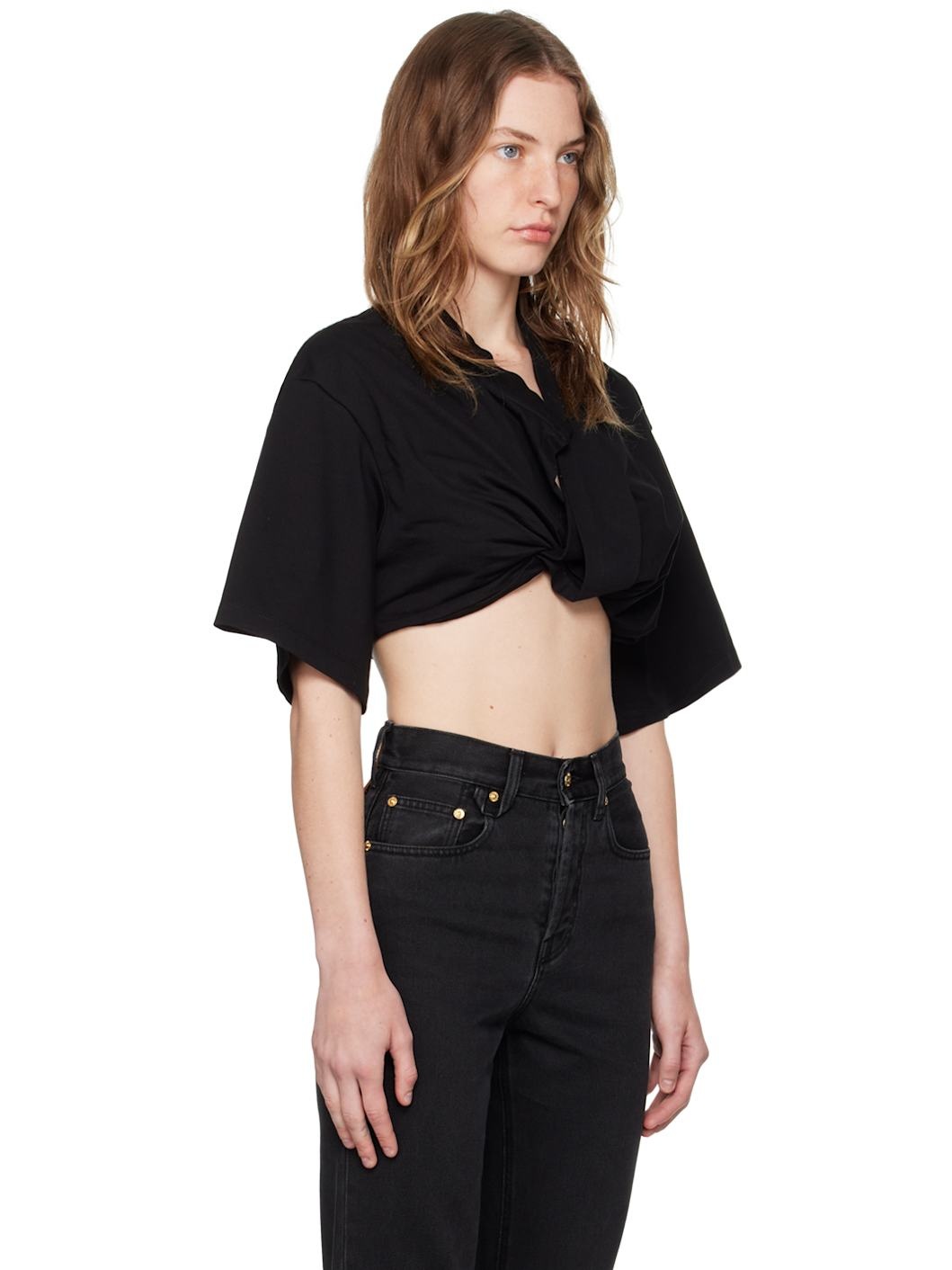 Black  Le Chouchou 'Le T-Shirt Bahia Court' T-Shirt - 2