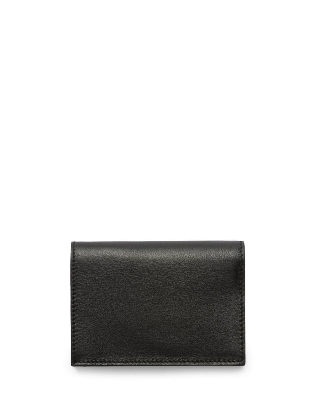 embossed-logo small leather wallet - 2
