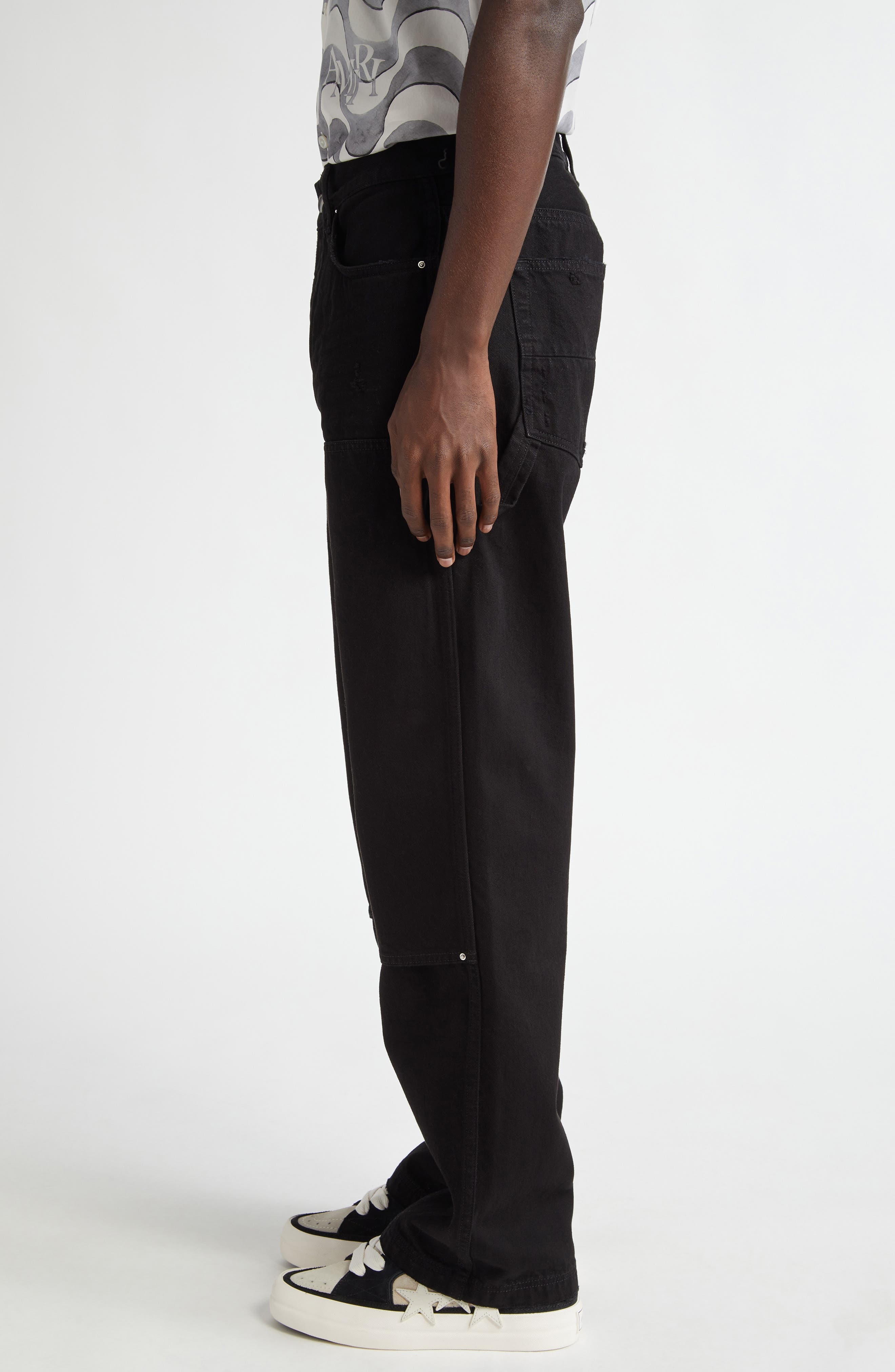 AMIRI Carpenter Jeans in Black Od at Nordstrom - 4