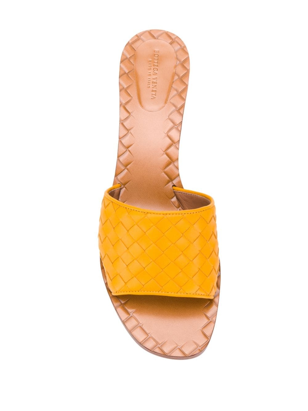 weaved leather sandals - 4