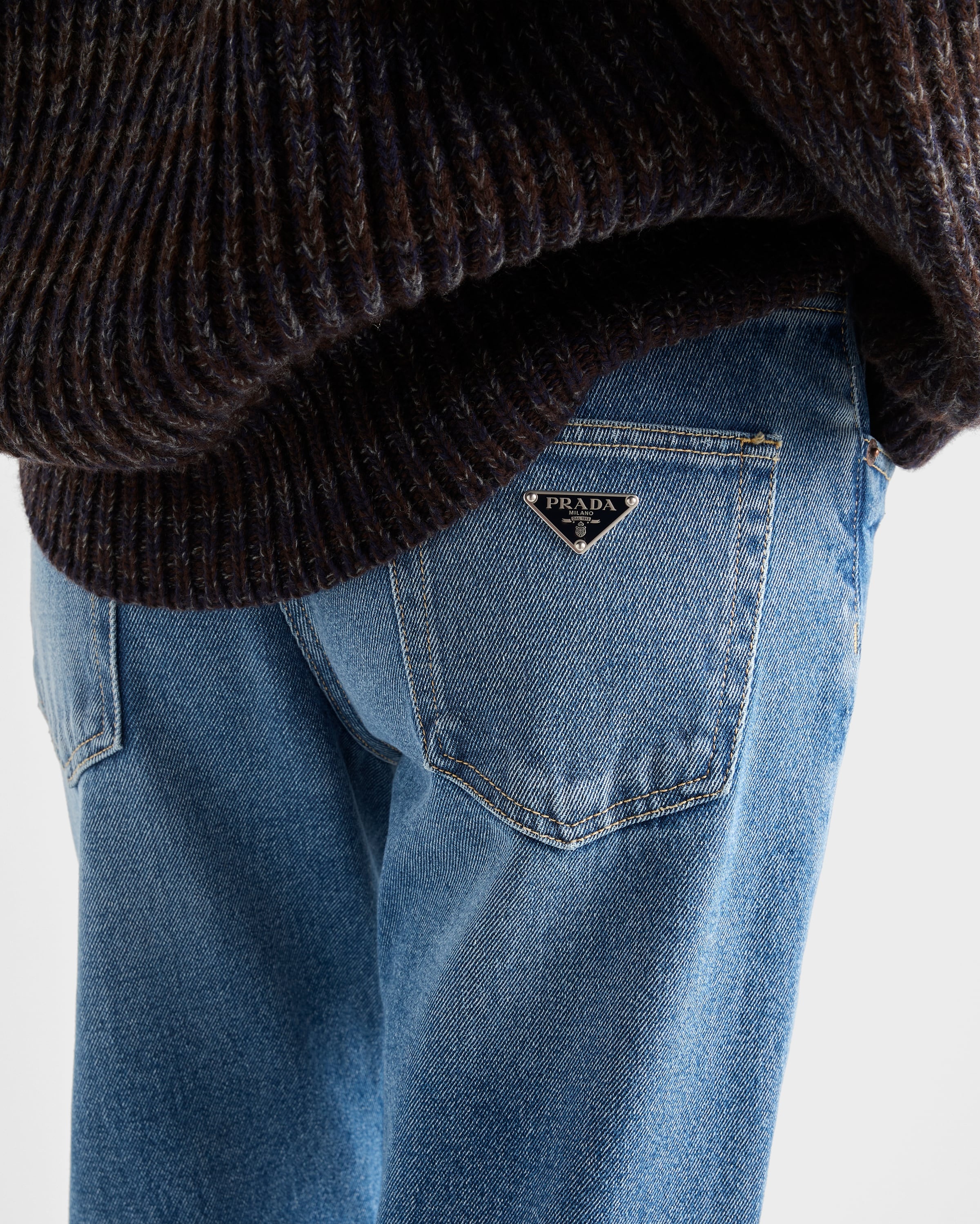 Straight-leg denim jeans - 6