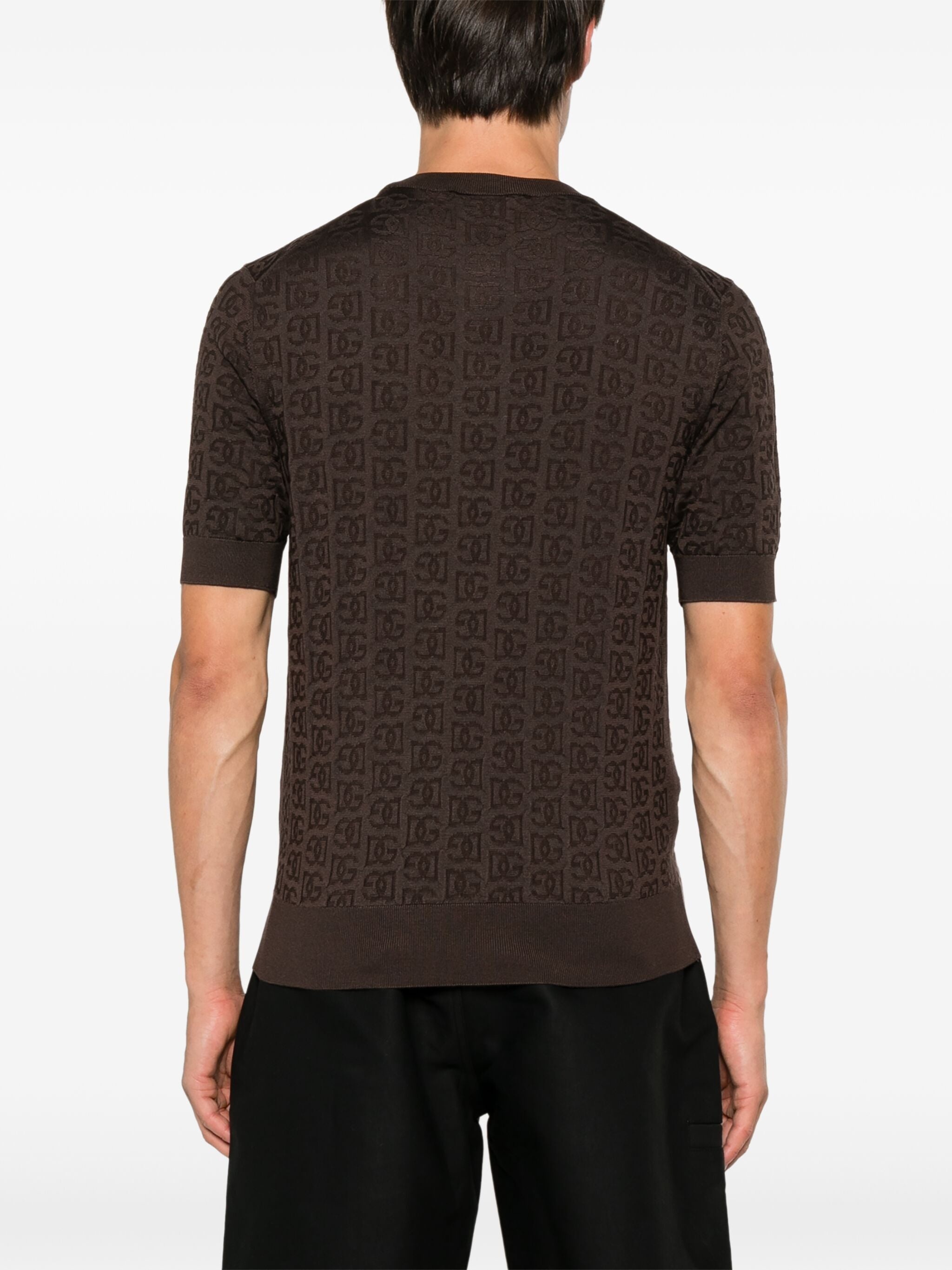 MONOGRAM-JACQUARD T-SHIRT - 4