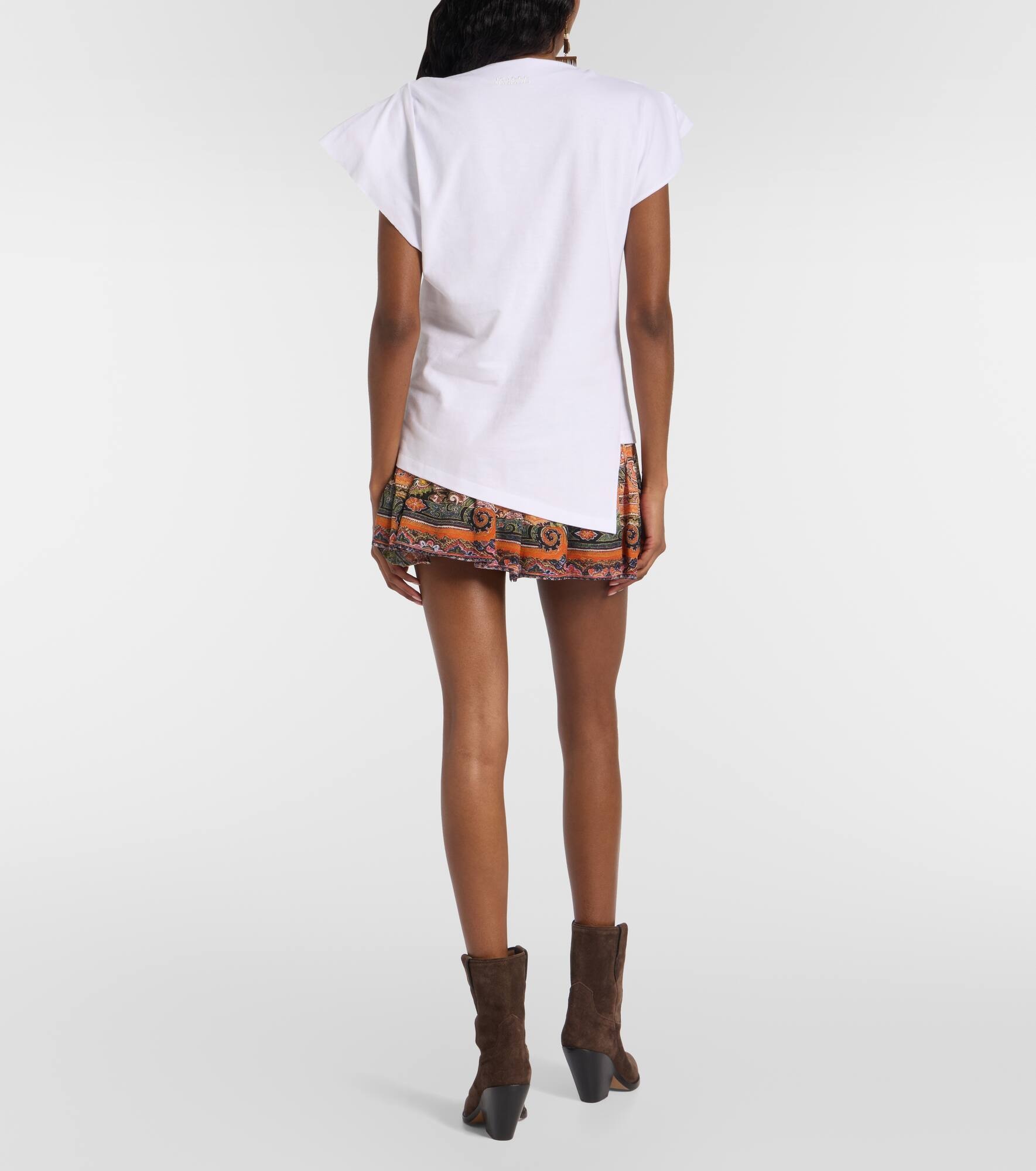 Sebani asymmetric cotton T-shirt - 3