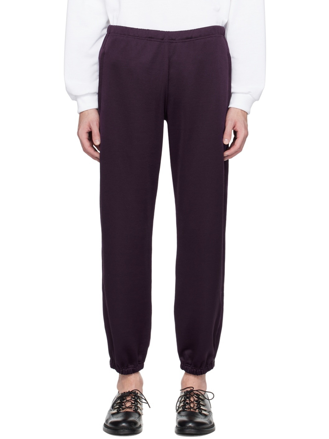 Purple Zipped Lounge Pants - 1