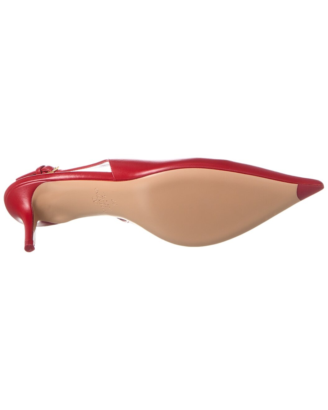 Valentino VLogo 60 Leather Slingback Pump - 4