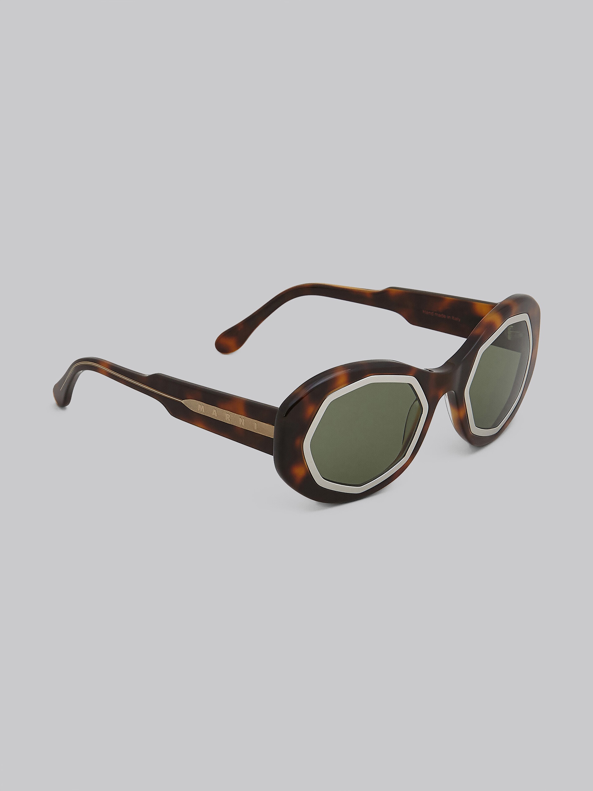 TORTOISESHELL MOUNT BRUMO ACETATE SUNGLASSES - 2