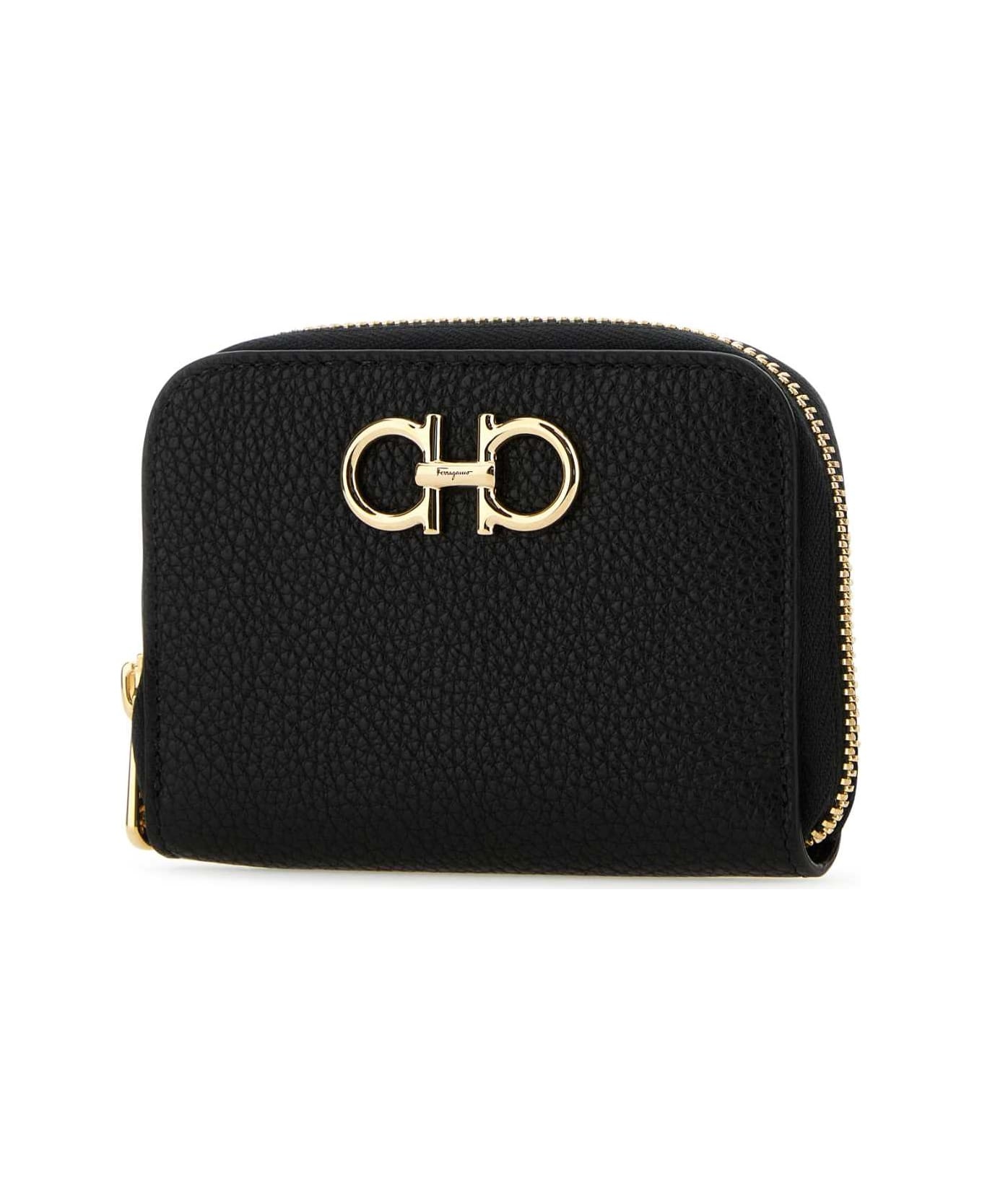 Black Leather Coin Case - 2