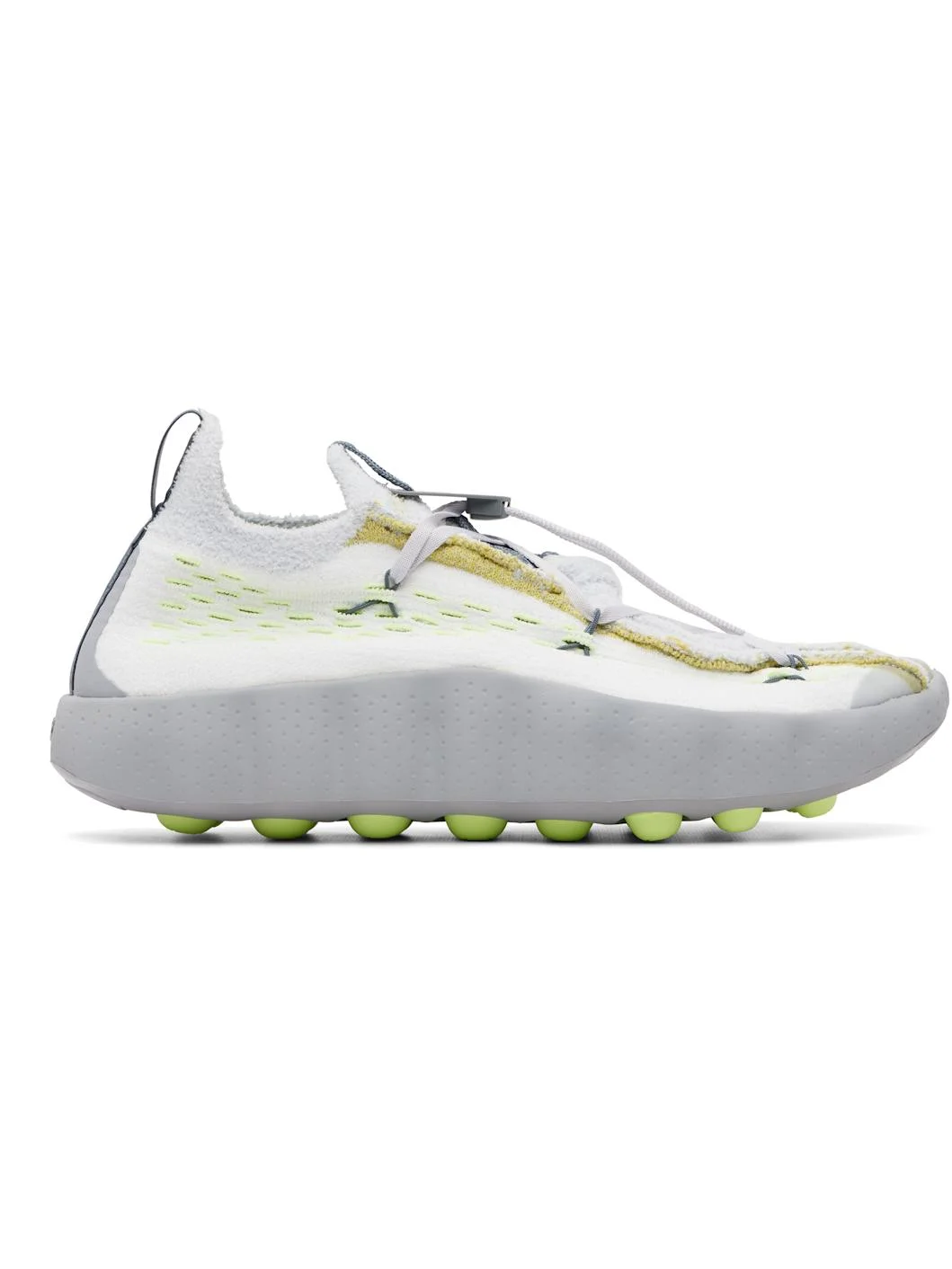 White & Gray Mind 002 Sneakers - 1