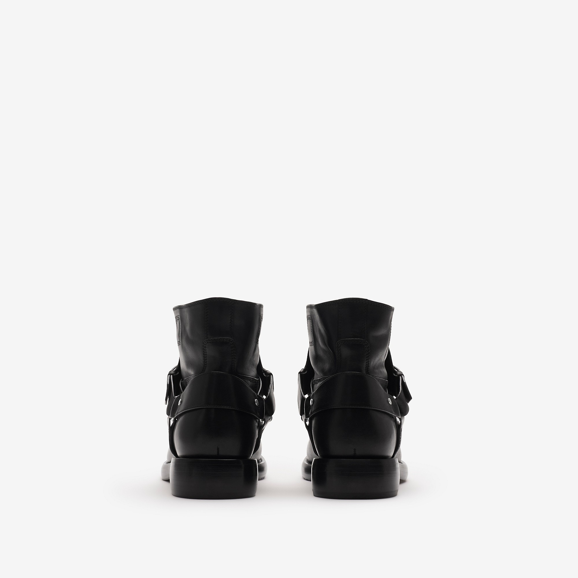 Leather Cobble Boots - 4