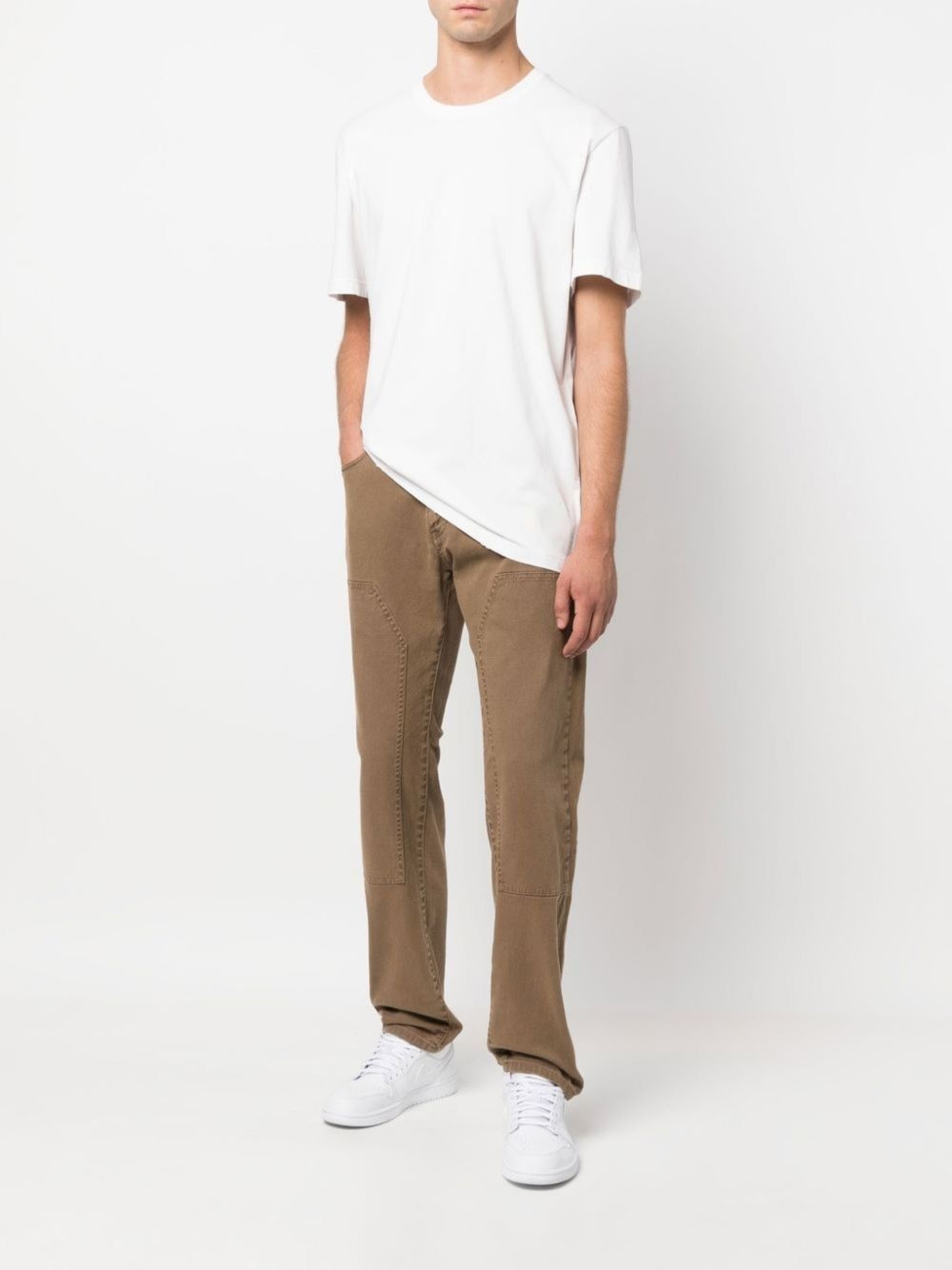 embroidered-logo short-sleeved T-shirt - 2