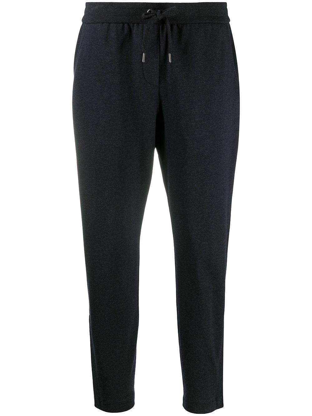 drawstring cropped trousers - 1