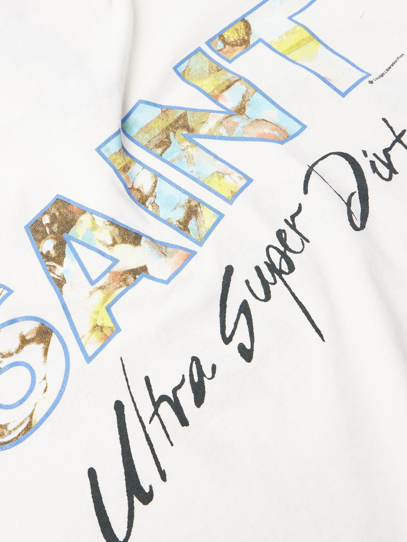 Printed Cotton-Jersey T-Shirt White 5