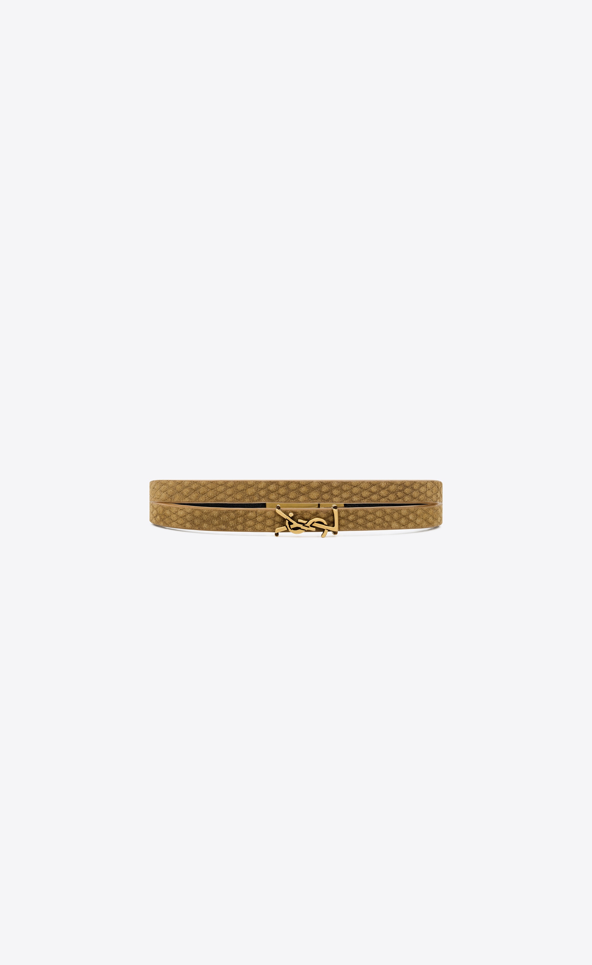 cassandre double-wrap bracelet in leather - 1