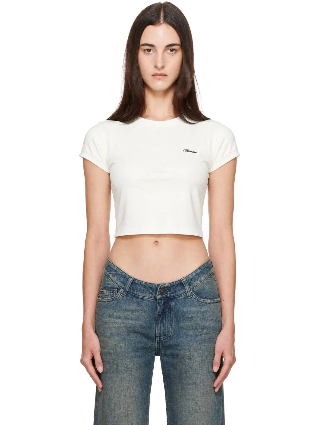Off-White 'Femme' Fitted T-shirt - 1