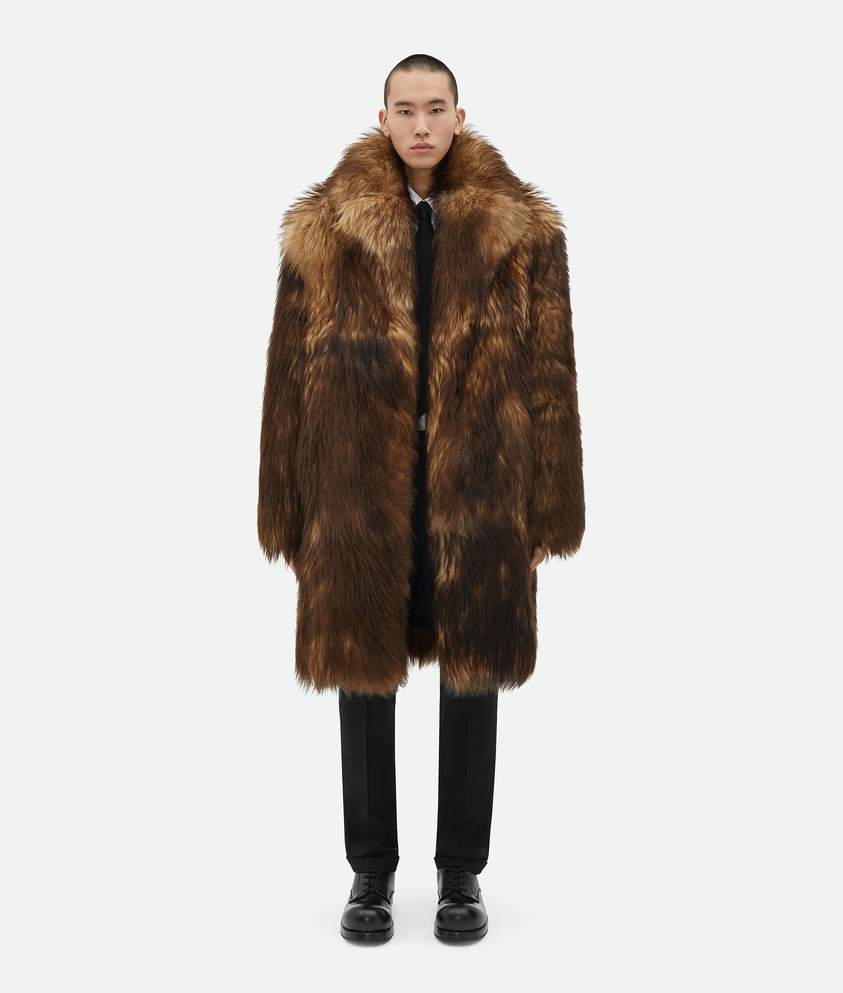Oversized Shearling Coat - 1