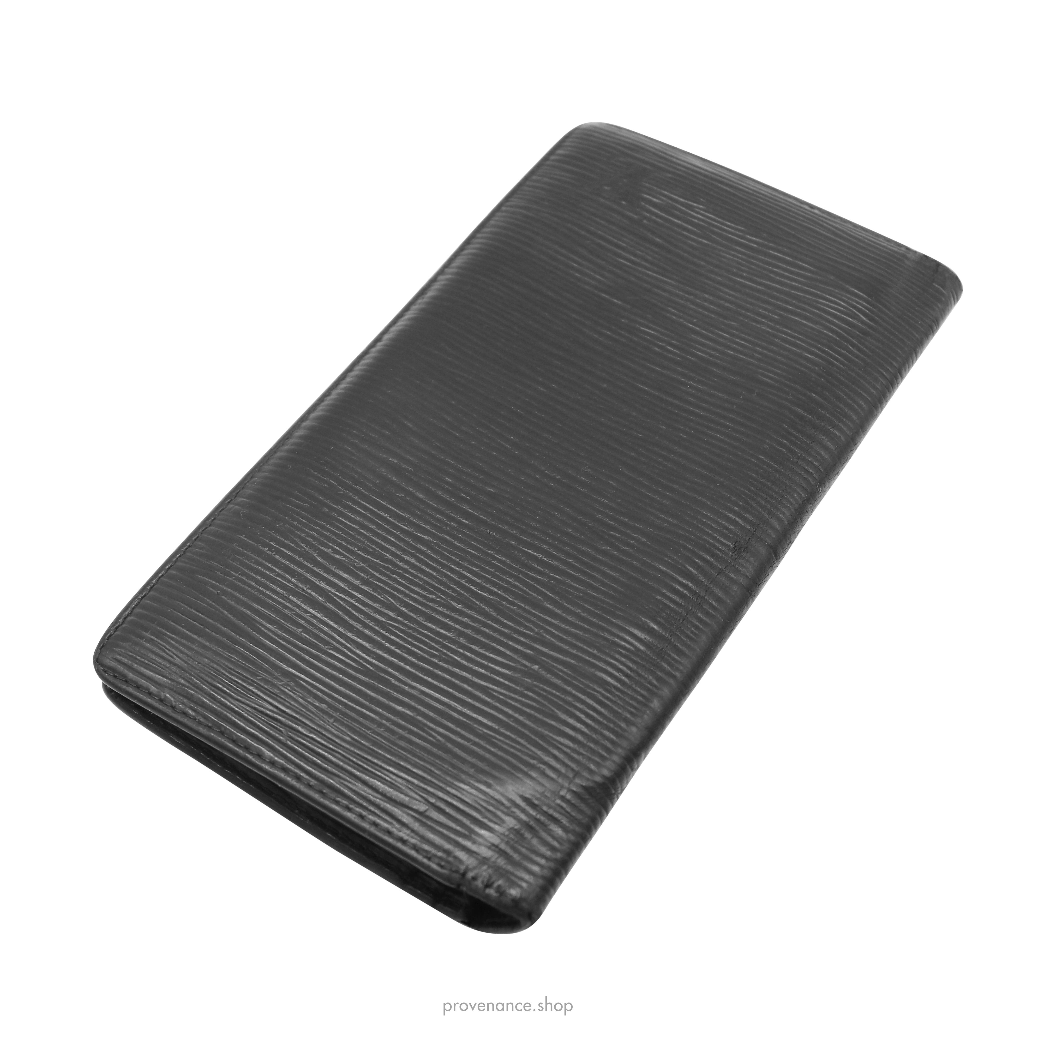 Louis Vuitton Brazza Long Wallet - Black Epi Leather - 5