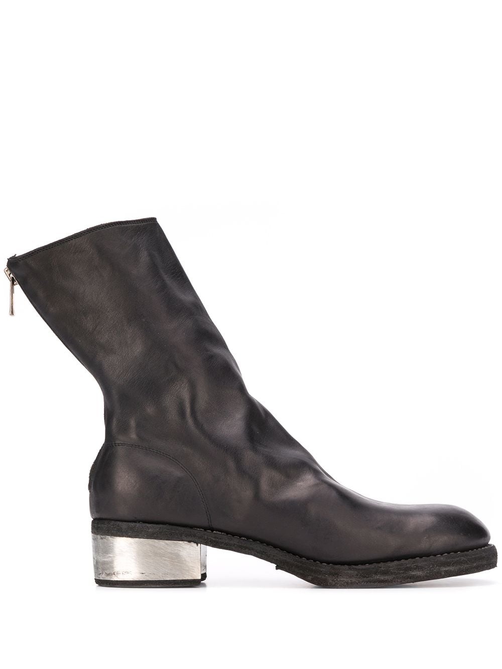 metal heel boots - 1