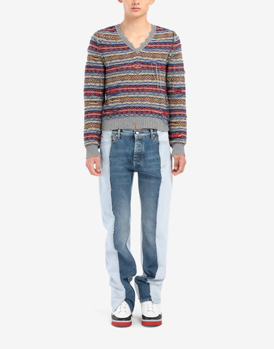 Maison Margiela Reverse Fair Isle sweater outlook