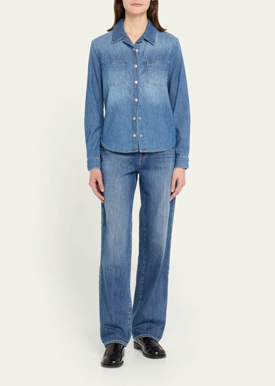 L'AGENCE Isla Denim Shirt outlook