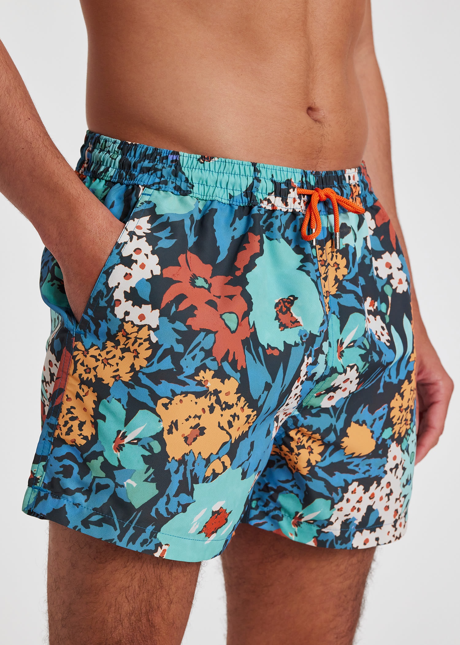 'Tropical Floral' Swim Shorts - 7
