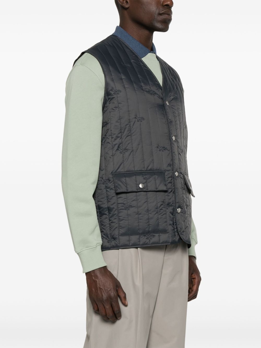 quilted gilet - 3