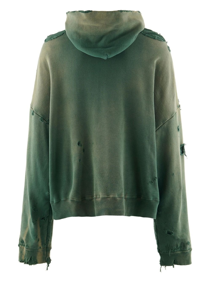 SAINT M×××××× distressed hoodie outlook