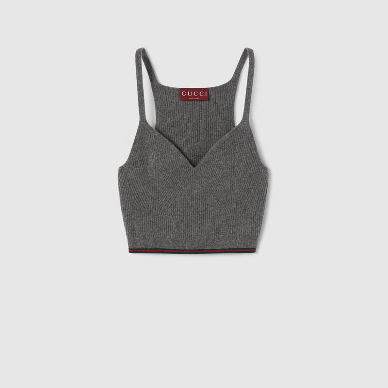 Rib felted wool top with Web 1