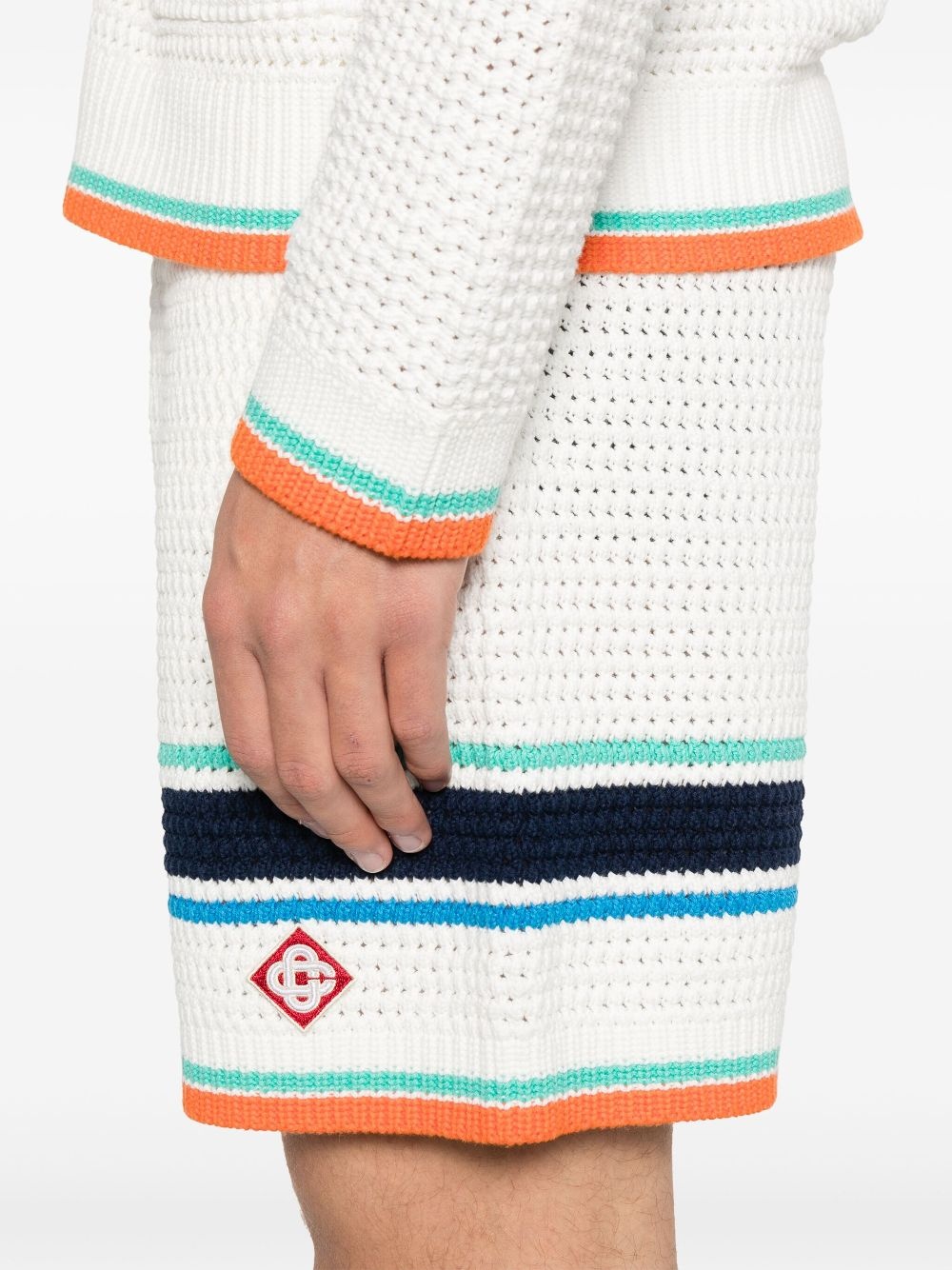 crochet tennis shorts - 5