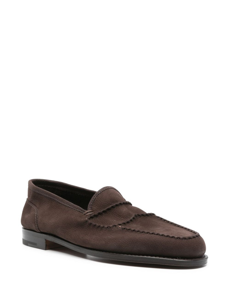 John Lobb suede loafers outlook