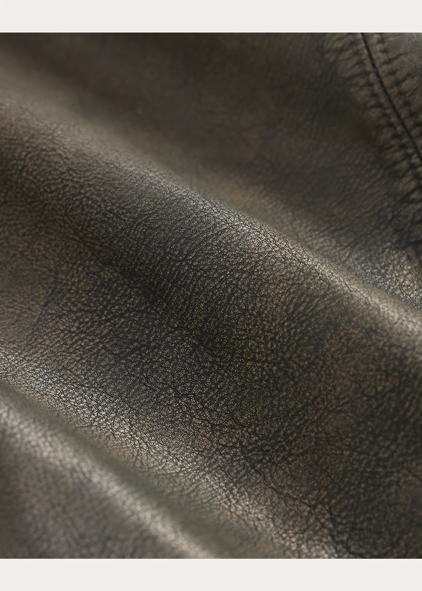 Indigo Leather Car Coat - 6