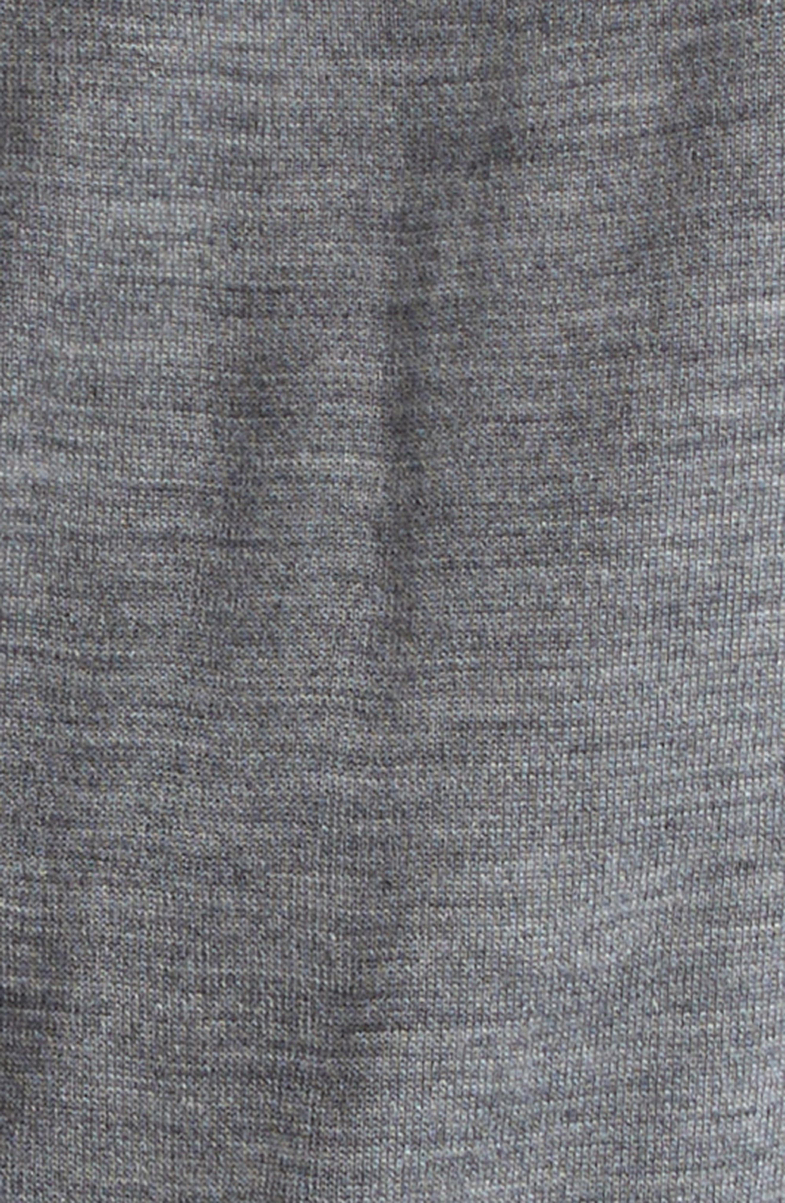 Thom Browne Classic 4-Bar Virgin Wool Cardigan in Light Grey at Nordstrom - 6