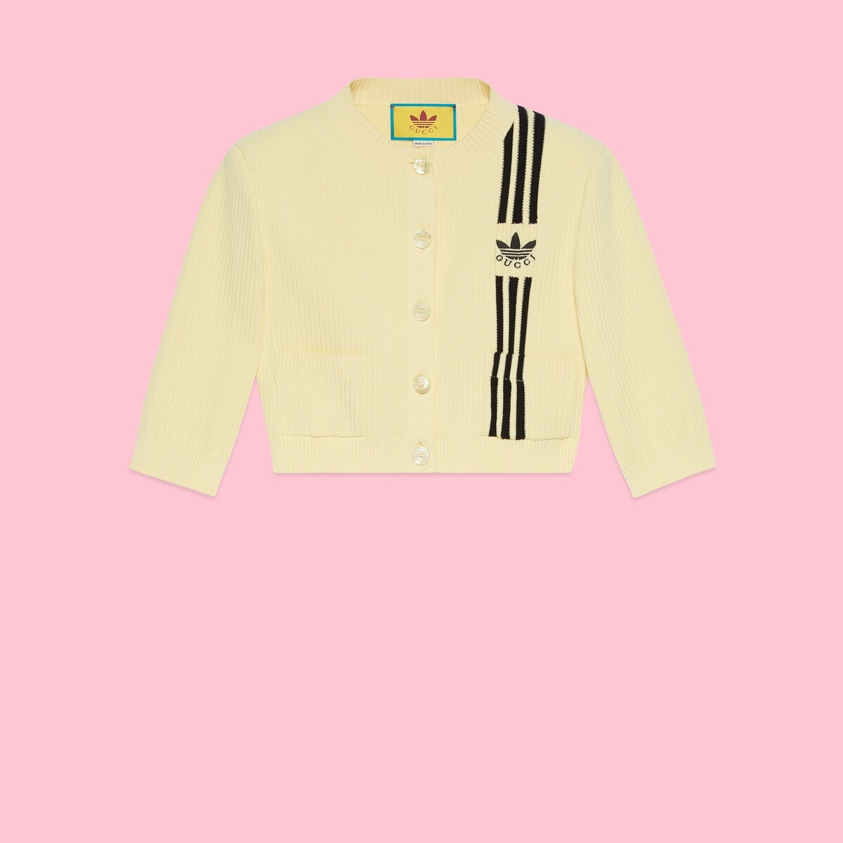 adidas x Gucci cropped cardigan - 1