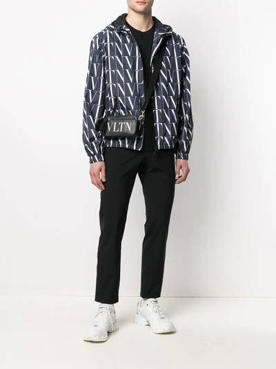 Valentino VLTN zip-up hooded jacket outlook