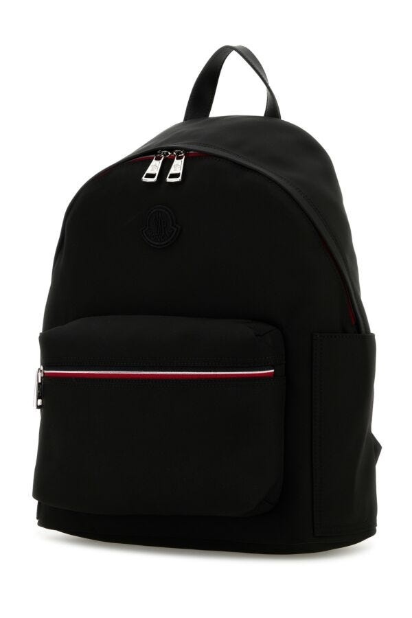 Black nylon blend New Pierrick backpack - 2