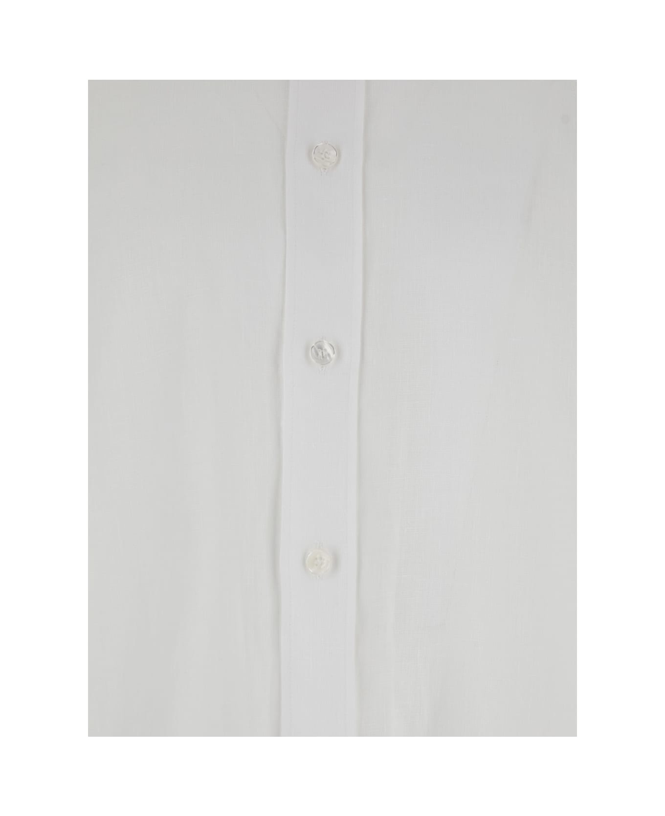 White Linen Shirt - 3