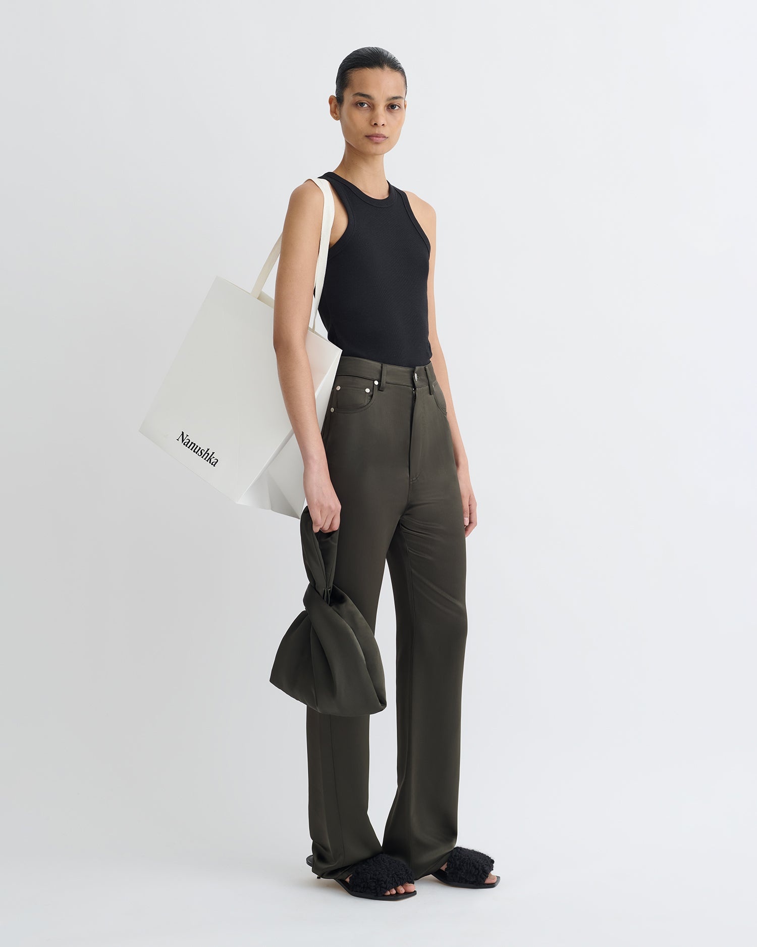 Slip Satin Pants - 3