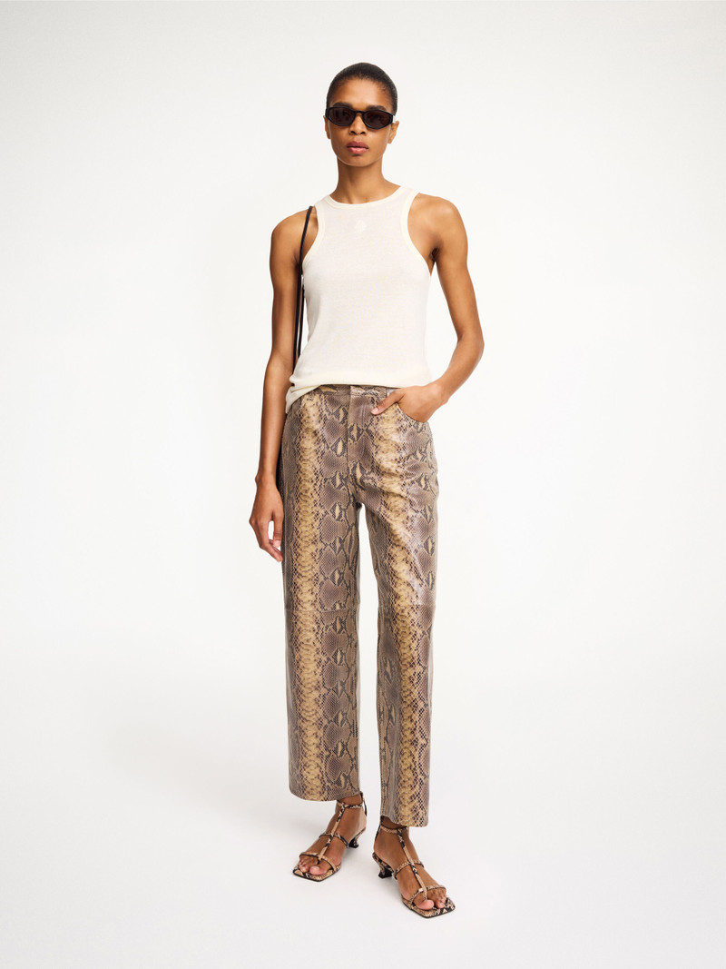 BY MALENE BIRGER Cailys leather trousers outlook