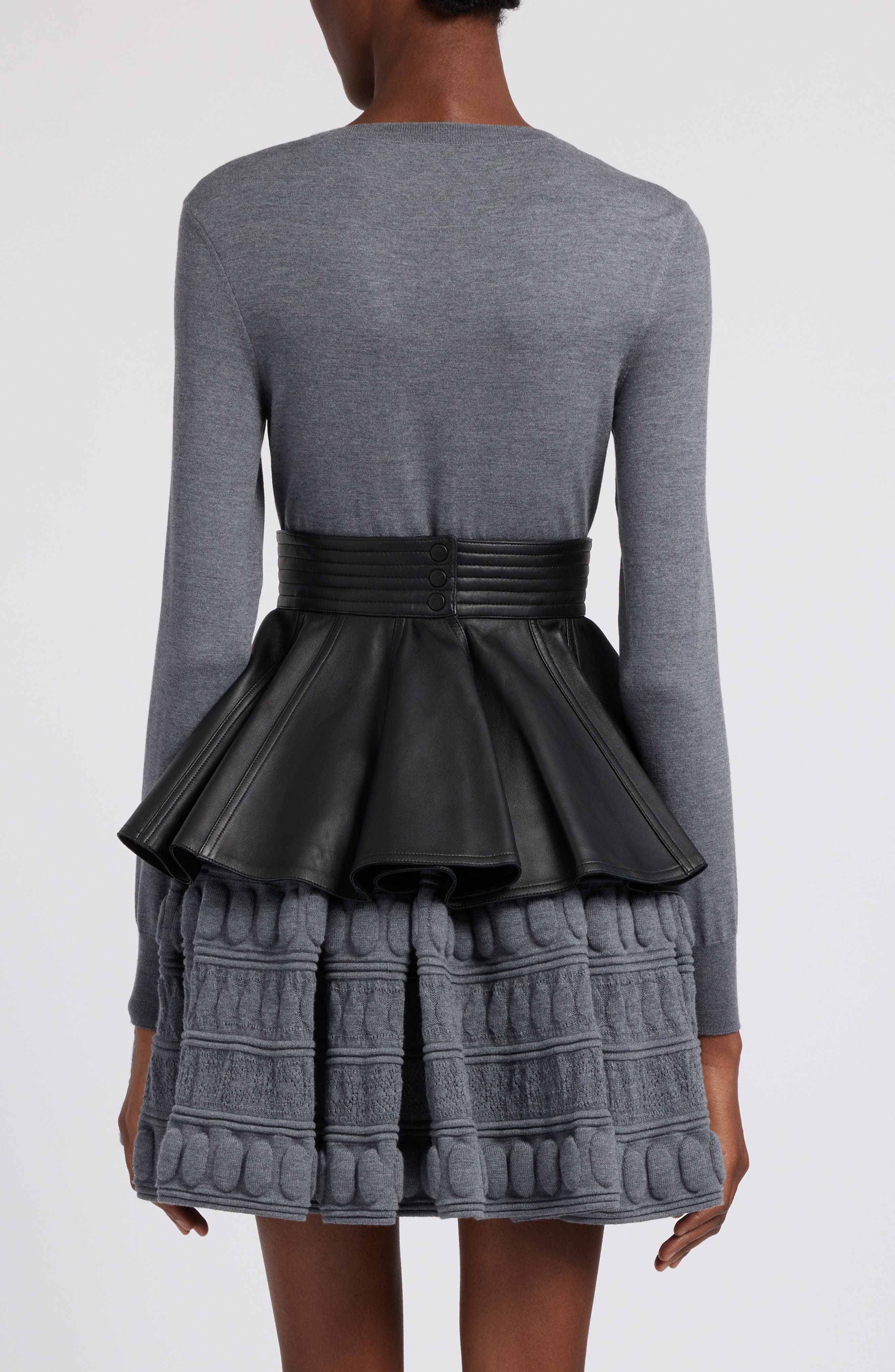 Lambskin Leather Skirt Belt - 2