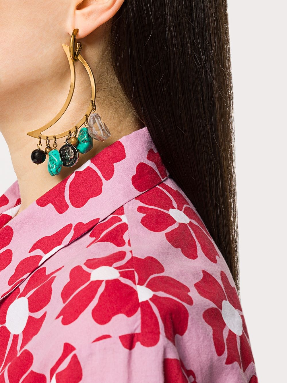 Luna pendant earrings - 3