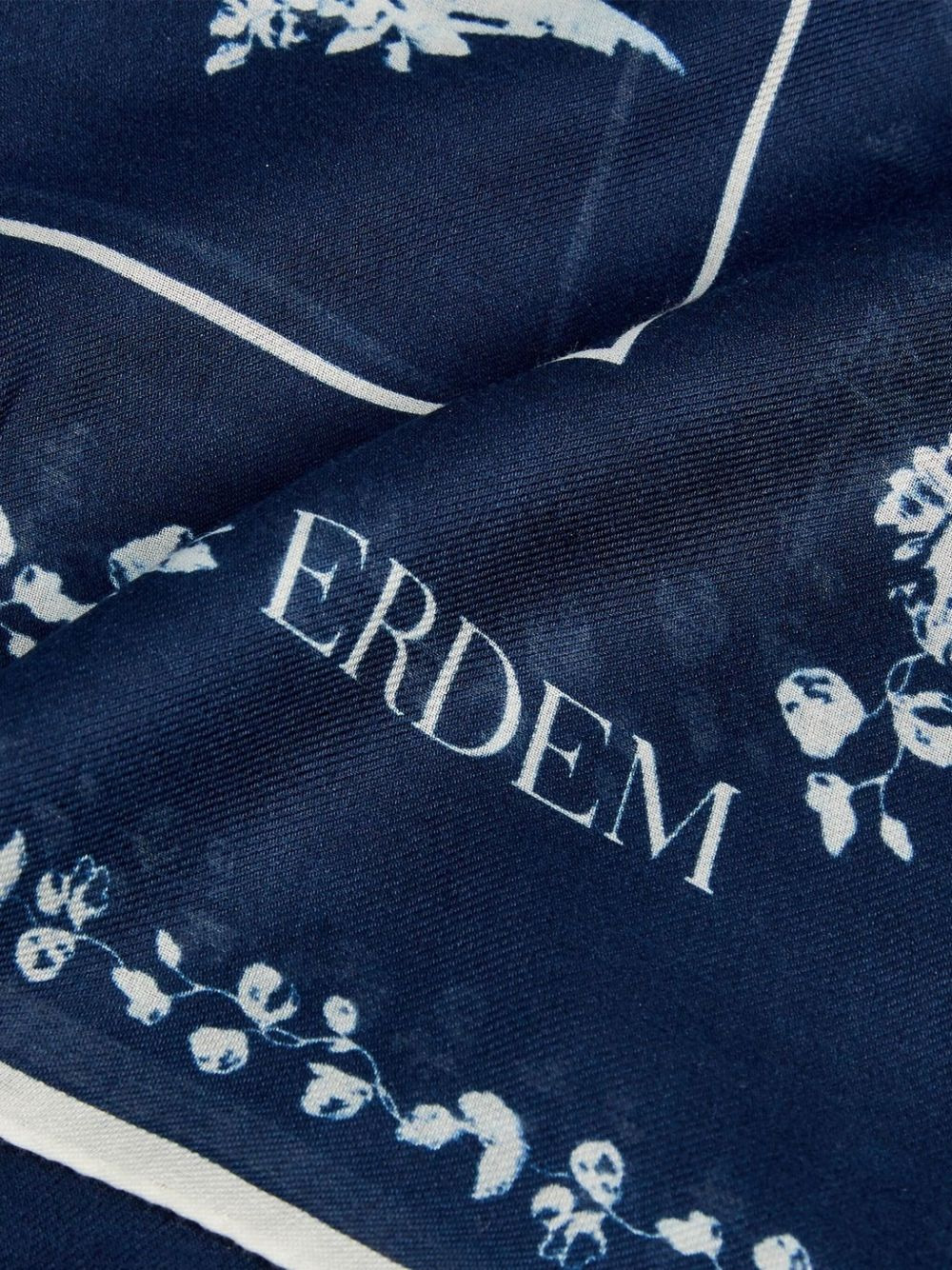 floral-tree print scarf - 2
