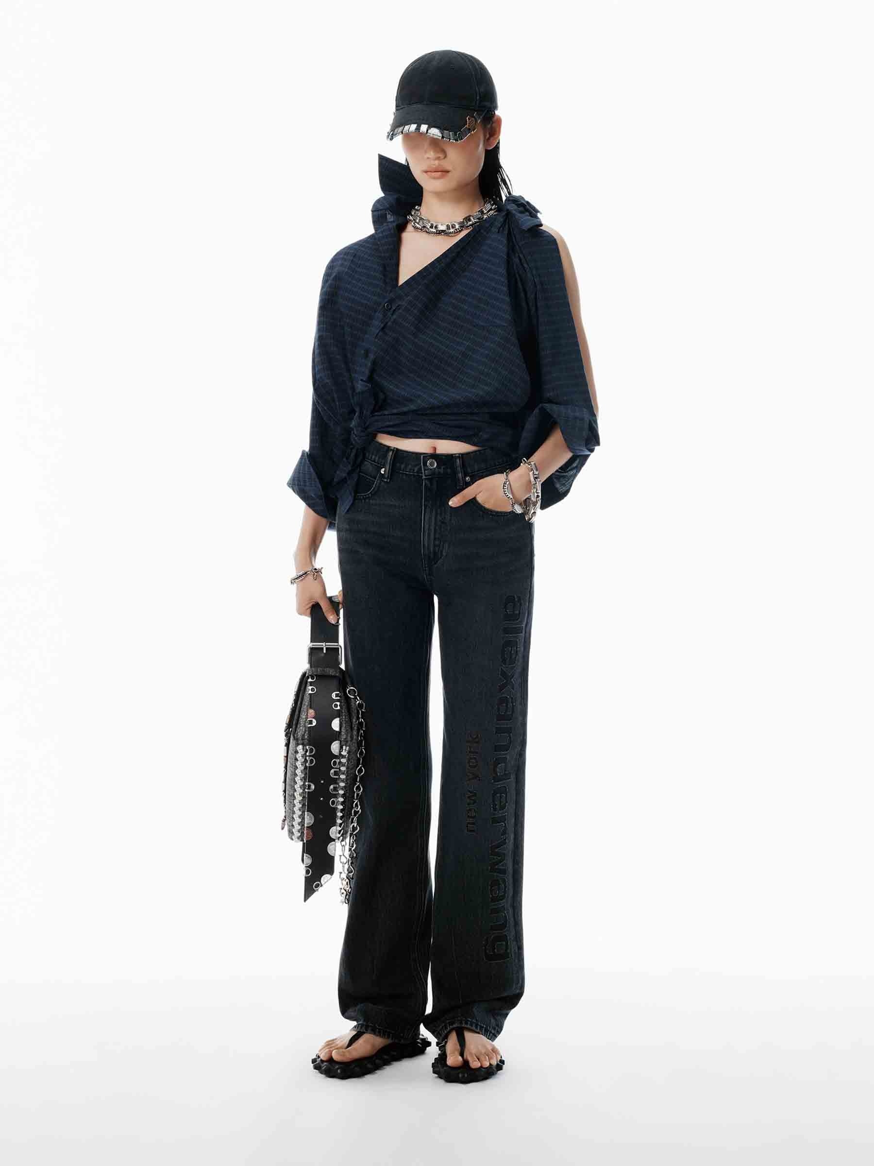 STRAIGHT JEANS LOGO - 2