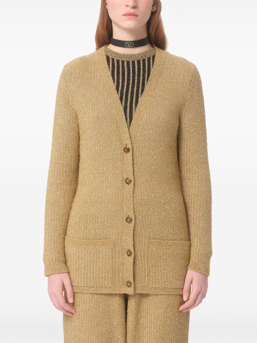Lurex cardigan - 3