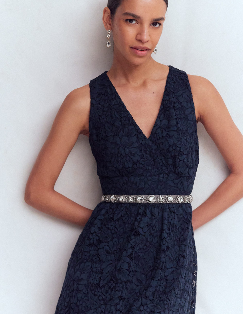 BODEN Embellished Belt-Clear Jewel outlook