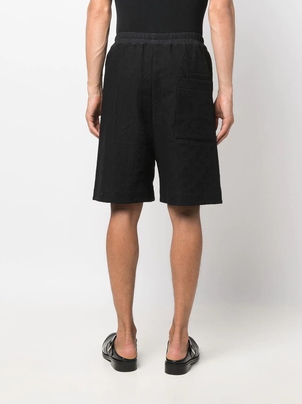 elasticated-waist shorts - 4