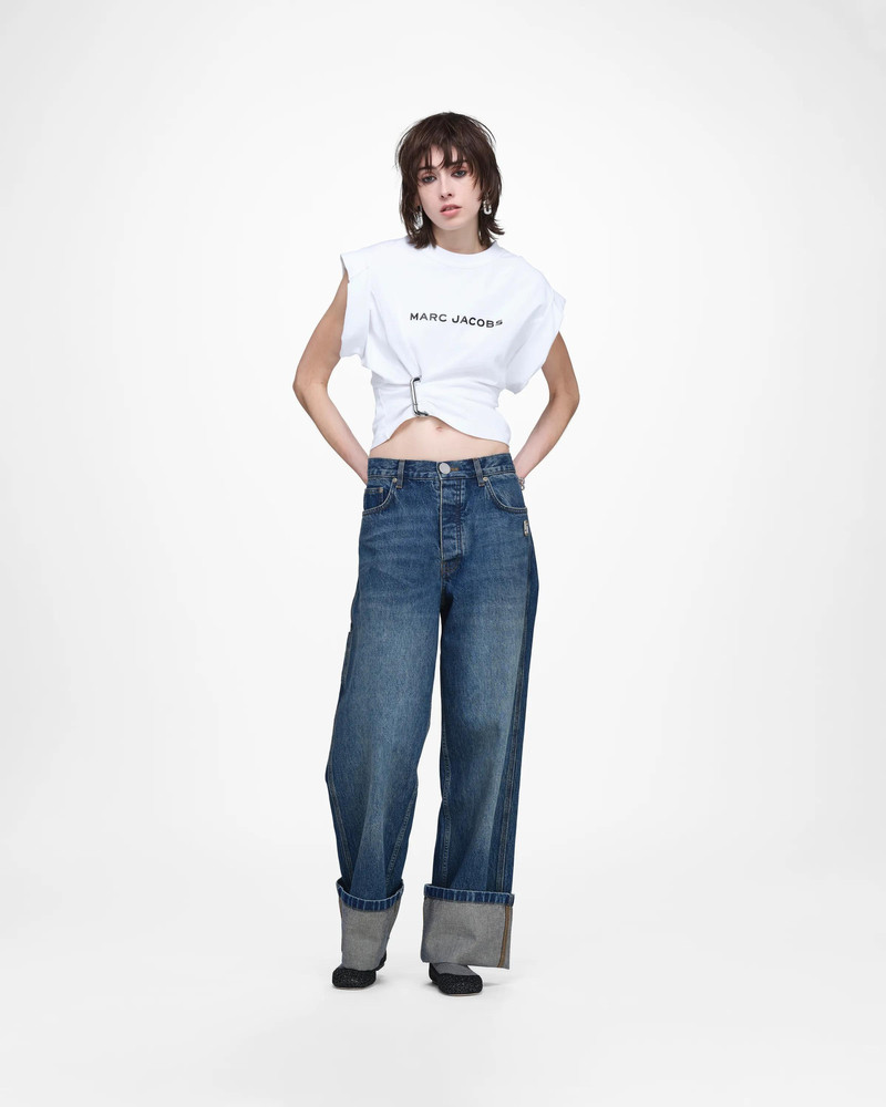 Marc Jacobs POP J MARC LOGO DRAPE SEAM TEE outlook