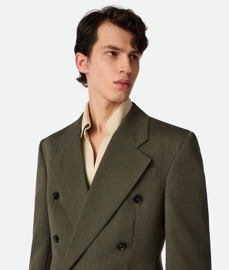 Wool Subtle Chevron Jacket 5