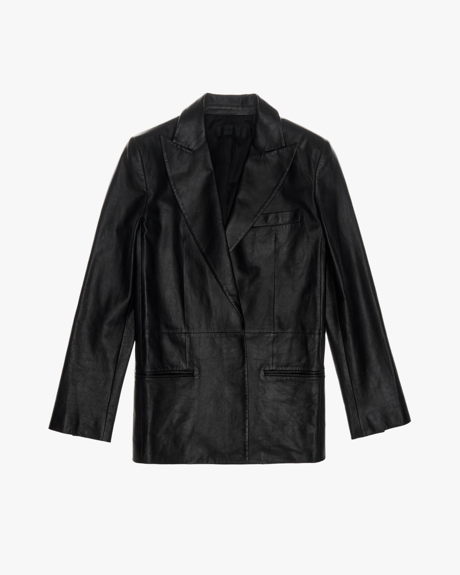 LEATHER BLAZER - 1