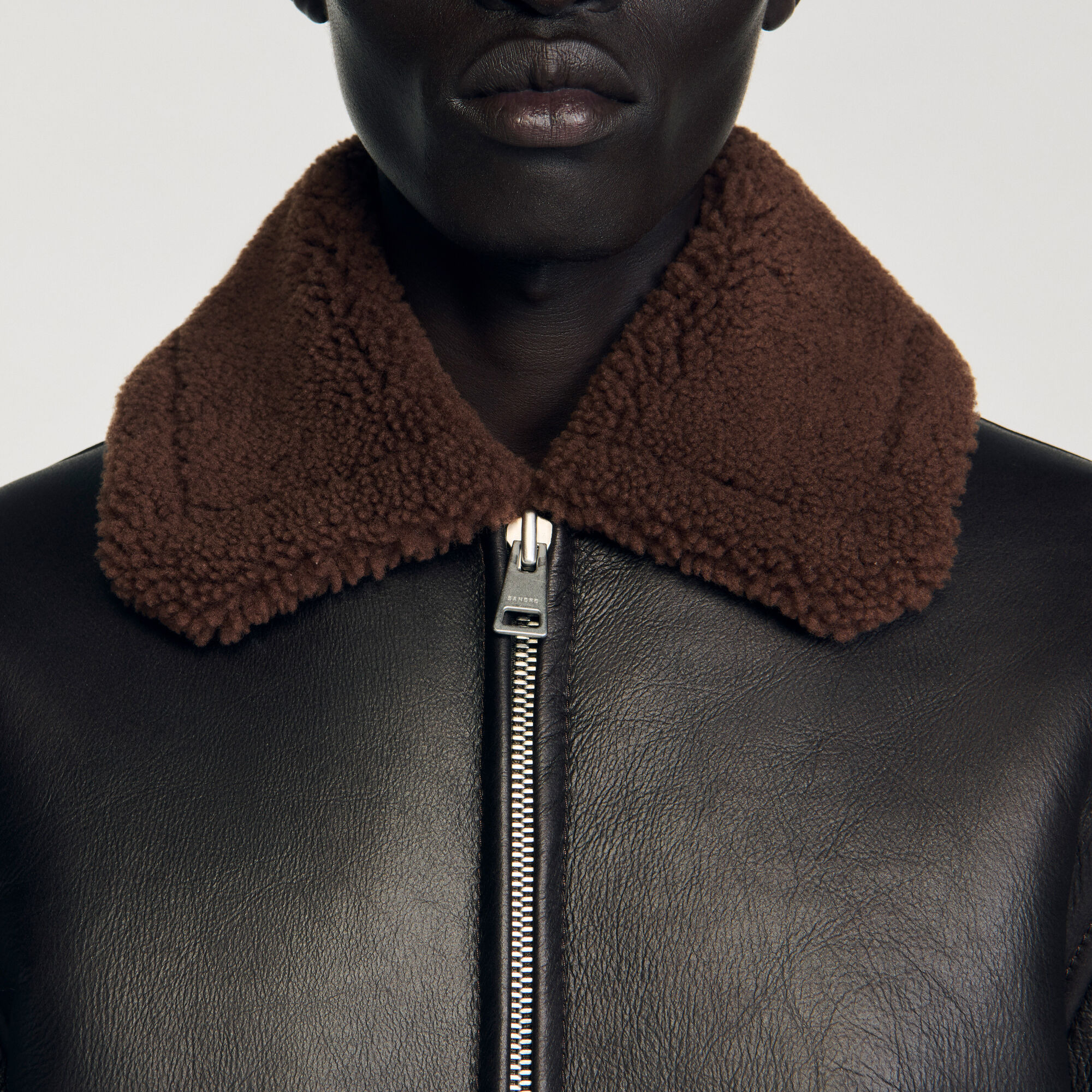 REVERSED LEATHER JACKET - 3
